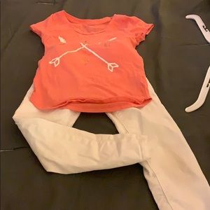Girls top and pants